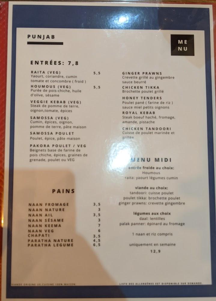 Punjab - Menu Image 1